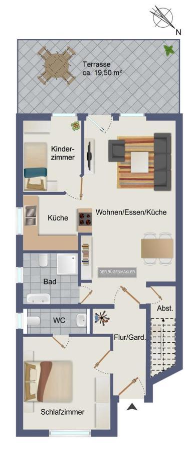 Ferienwohnung Moin Neddesitz Exterior photo